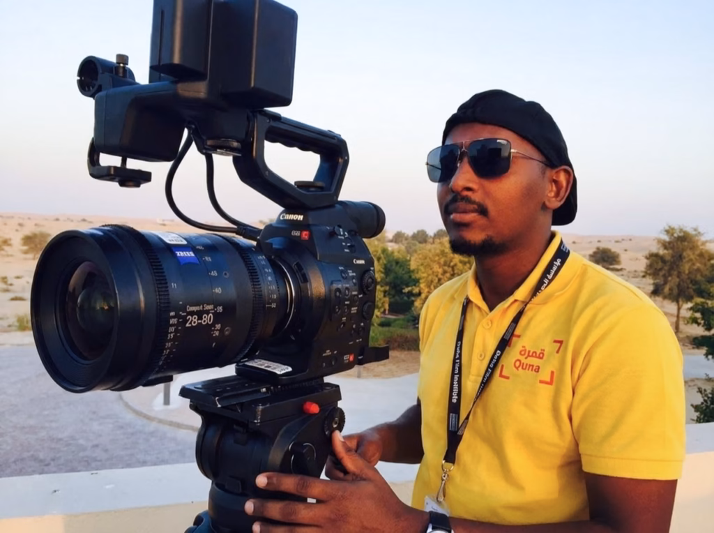 Behind the scenes — AmeriFilms cinematographer on set